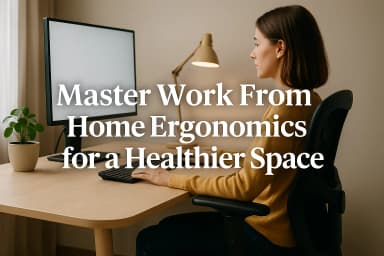 Master Work From Home Ergonomics for a Healthier Space